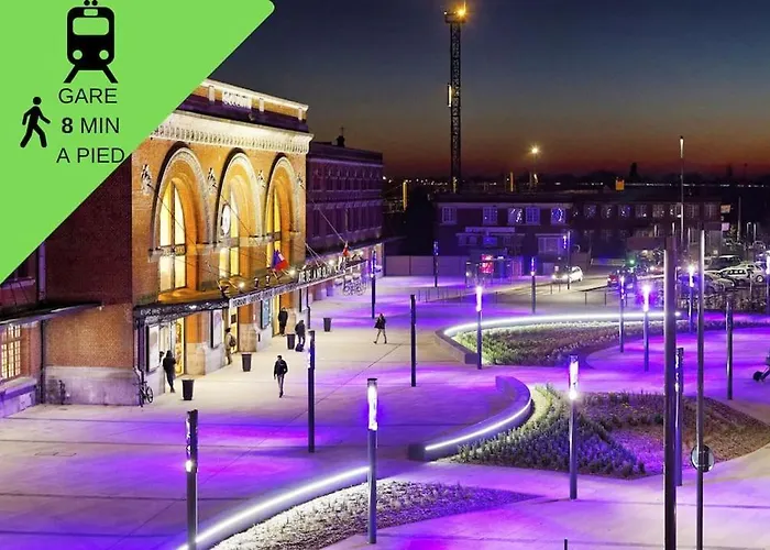 Atypique T1 Duplex - Wifi .parking .proche .gare *