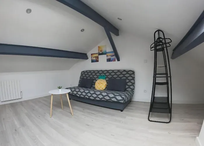 Atypique T1 Duplex - Wifi .parking .proche .gare Appartement Saint-Quentin (Aisne)